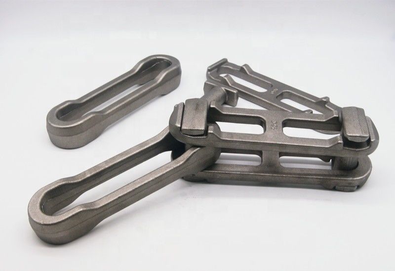 Transporteur de chaînes en acier à grattoir forgé à chute standard personnalisé avec support OEM
