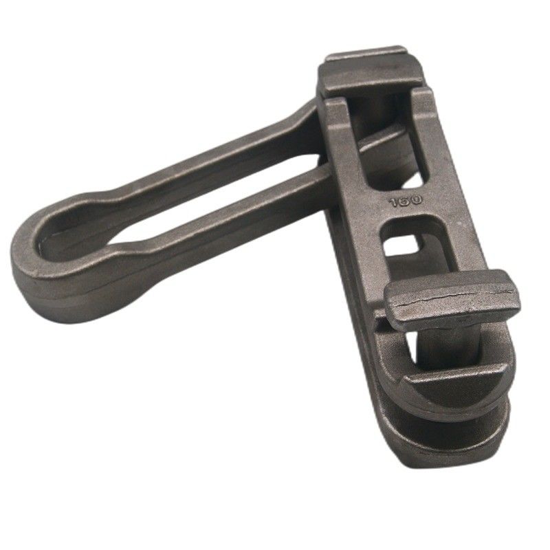 Résistance élevée Scraper Drop Forgé Chaîne de liaison de fourchette Forge 142 Pitch Chain Rod en noir